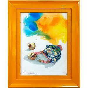Hussain Chandio, 12 x 16 Inch, Acrylic on Canvas, Figurative Painting-AC-HC-143